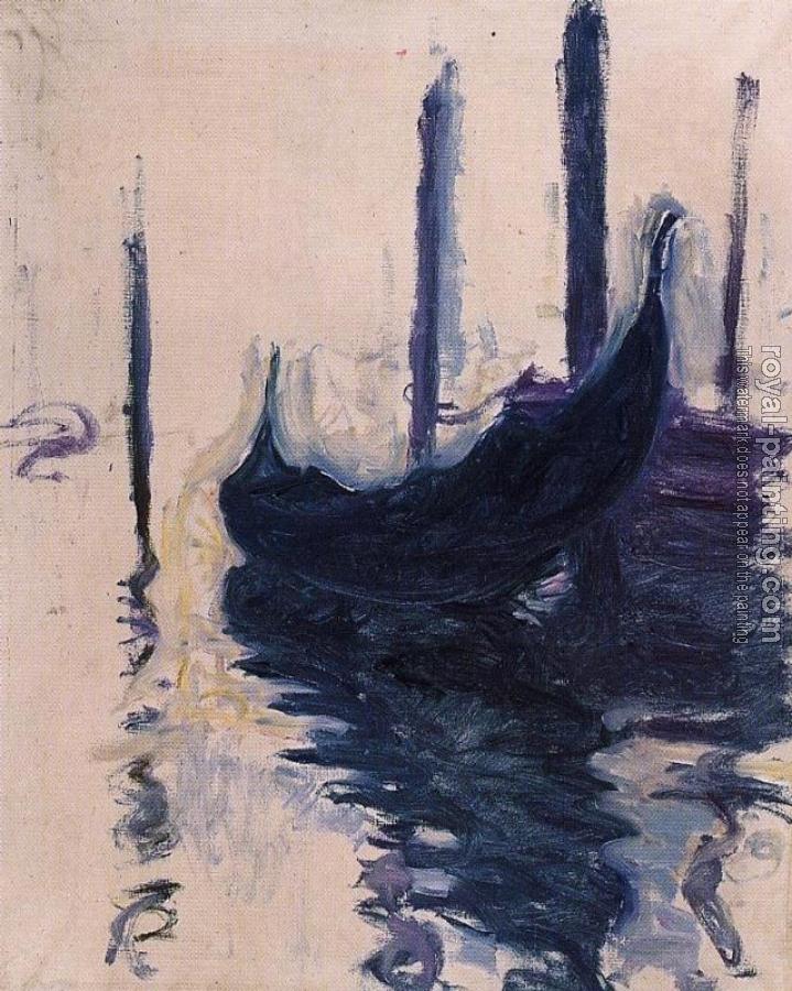 Claude Oscar Monet : Gondola in Venice